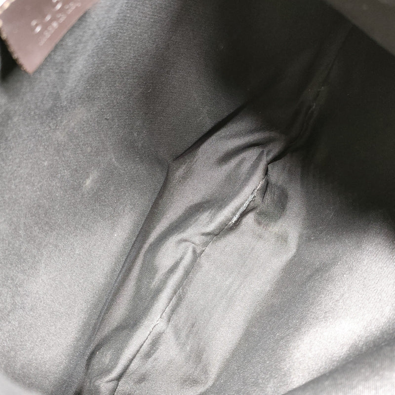 Gucci Shoulder Bag Brown Canvas