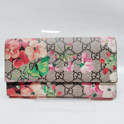 Gucci Long Wallet Brown Pvc