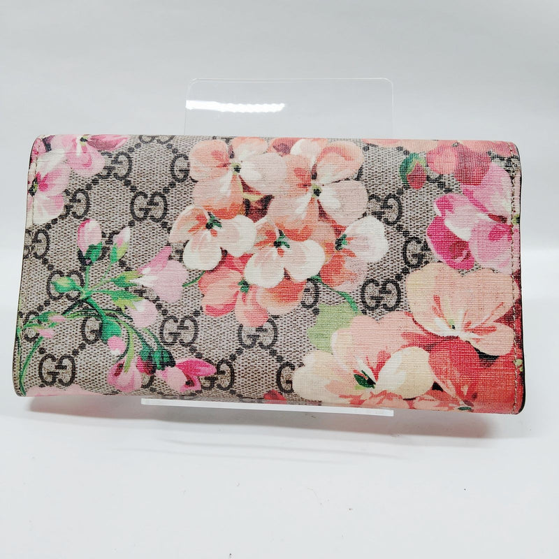 Gucci Long Wallet Brown Pvc