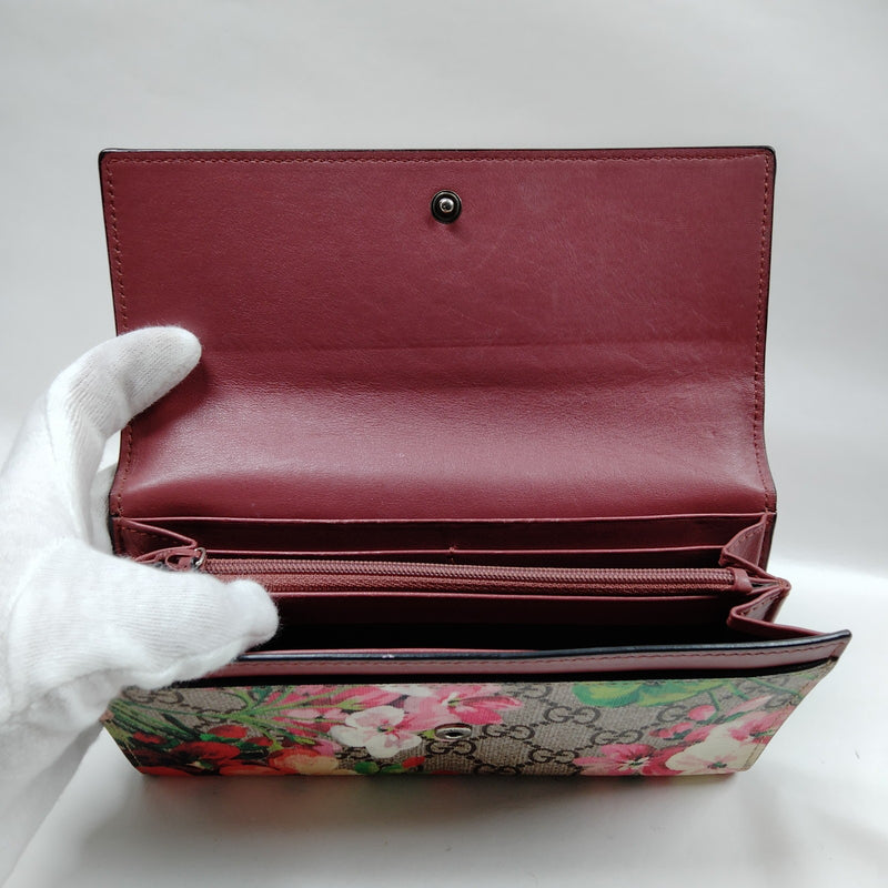 Gucci Long Wallet Brown Pvc