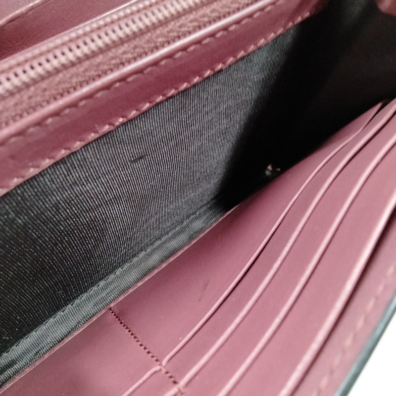 Gucci Long Wallet Brown Pvc