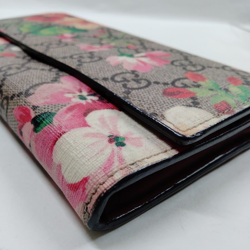 Gucci Long Wallet Brown Pvc