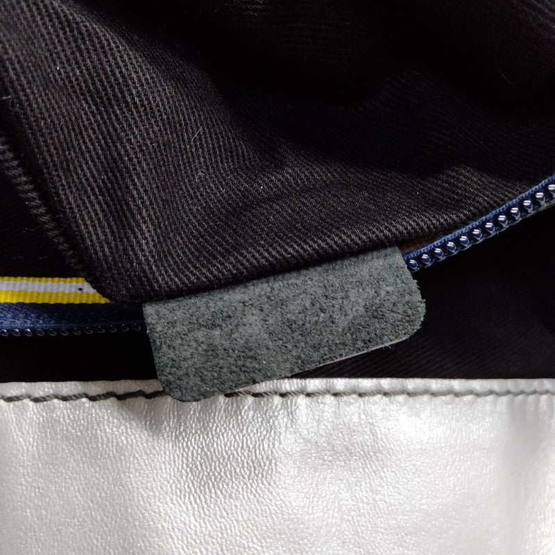 Chloe Hand Bag Silver Leather