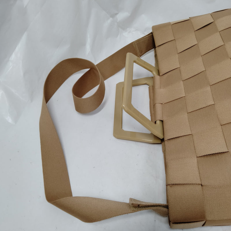 Ferragamo Hand Bag Brown Canvas