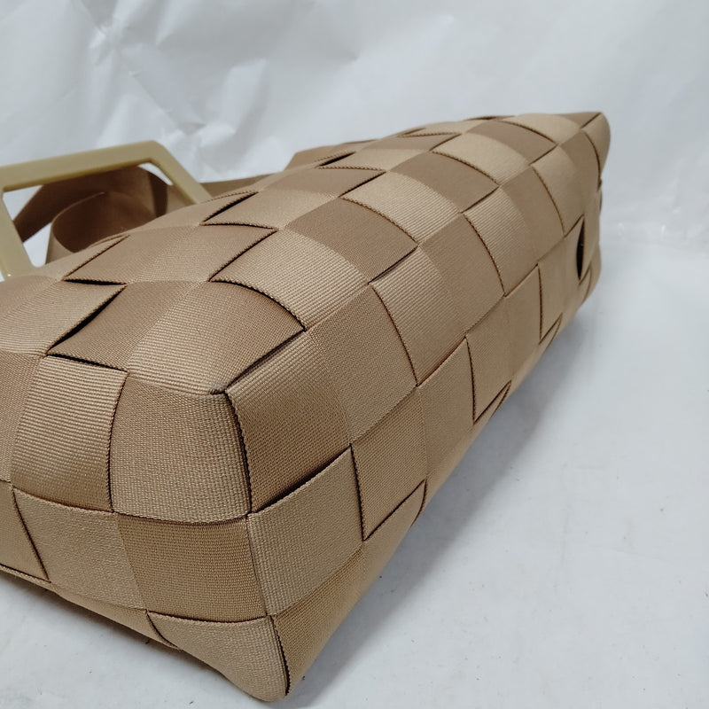 Ferragamo Hand Bag Brown Canvas