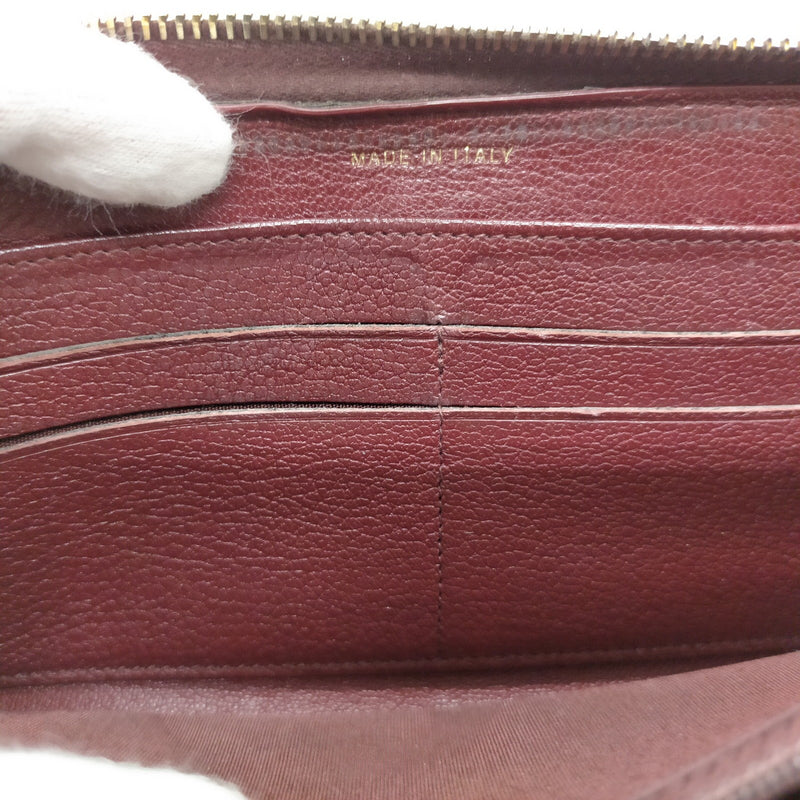 Chanel Long Wallet Purple Patent Leather