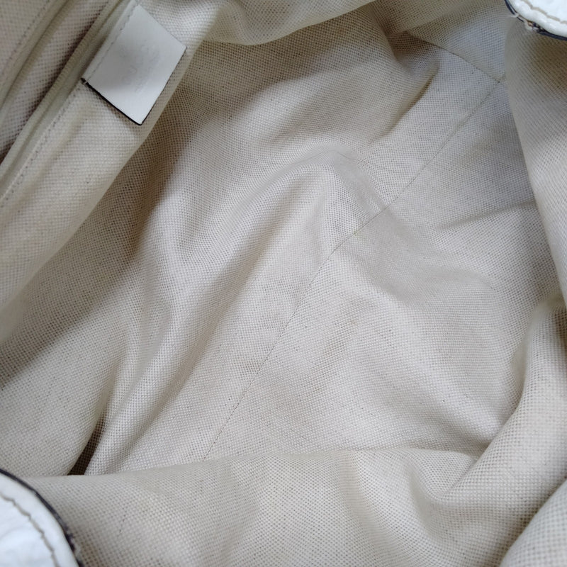Gucci Hand Bag White Straw
