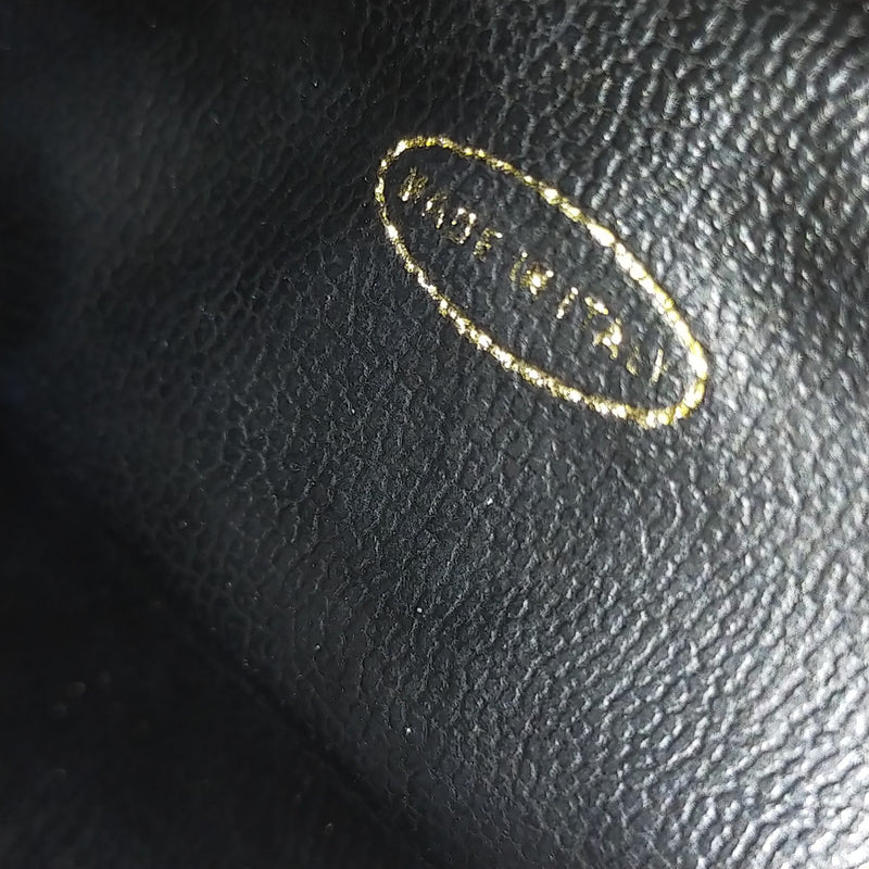 Chanel Vanity Bag Black Leather