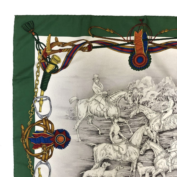 Gucci Horse Print Silk Scarf