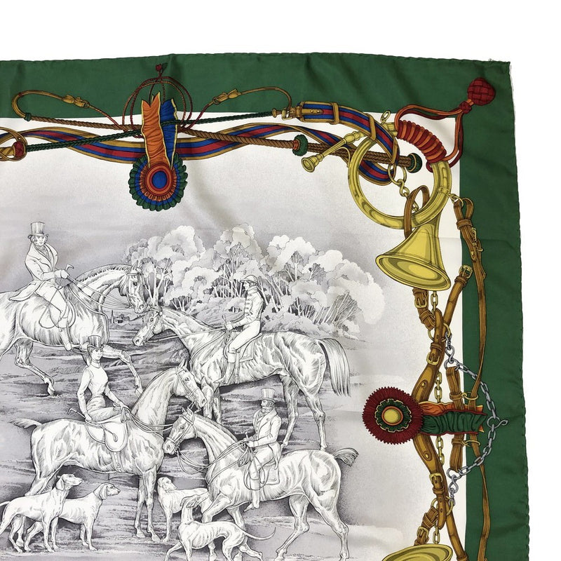 Gucci Horse Print Silk Scarf