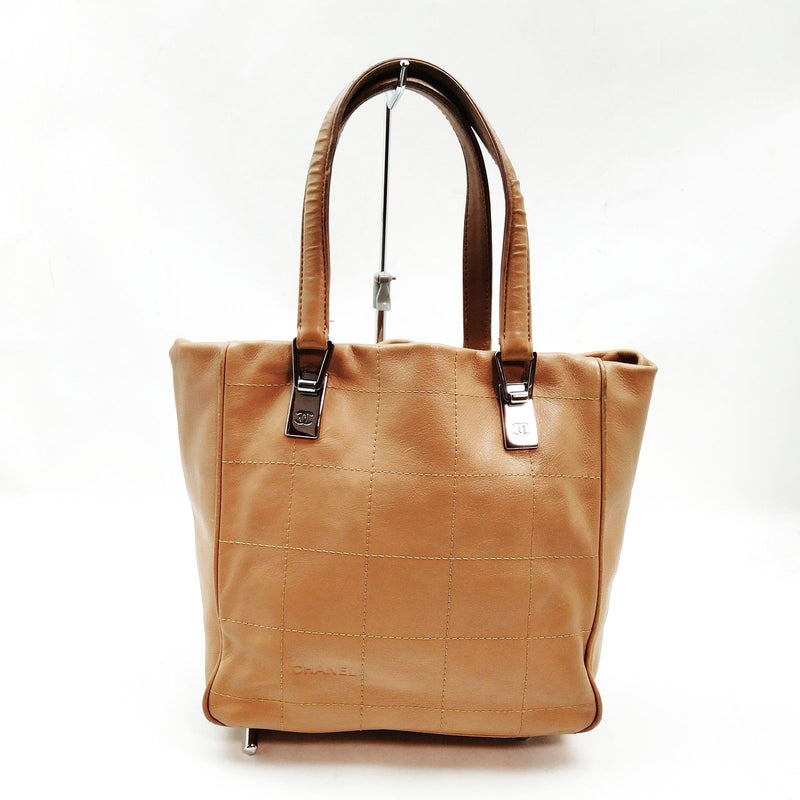 Chanel Hand Bag Brown Leather