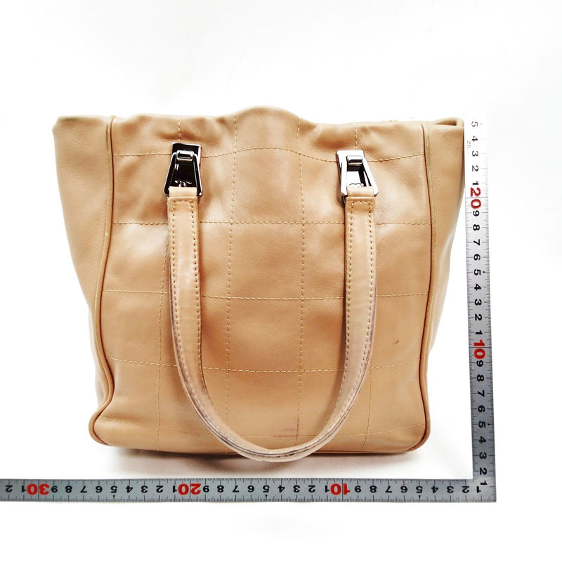 Chanel Hand Bag Brown Leather