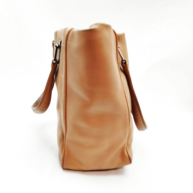Chanel Hand Bag Brown Leather