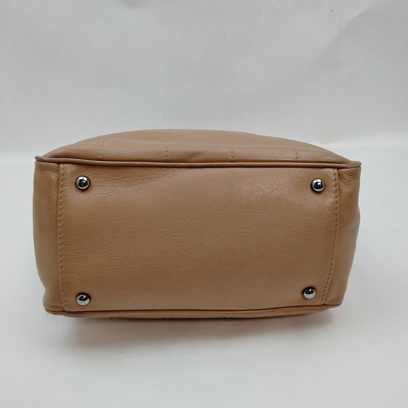 Chanel Hand Bag Brown Leather