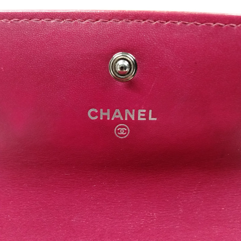 Chanel Long Wallet Red Patent Leather