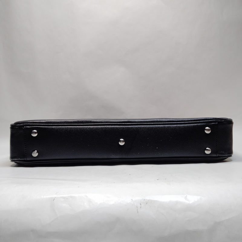Mcm Business Bag Black Leather