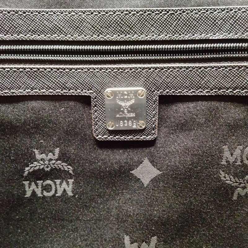 Mcm Business Bag Black Leather