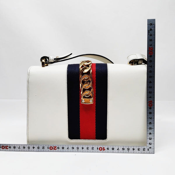 Gucci Shoulder Bag Sherry Line White