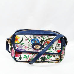 Gucci Shoulder Bag White Canvas