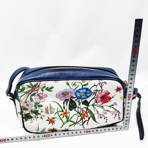 Gucci Shoulder Bag White Canvas