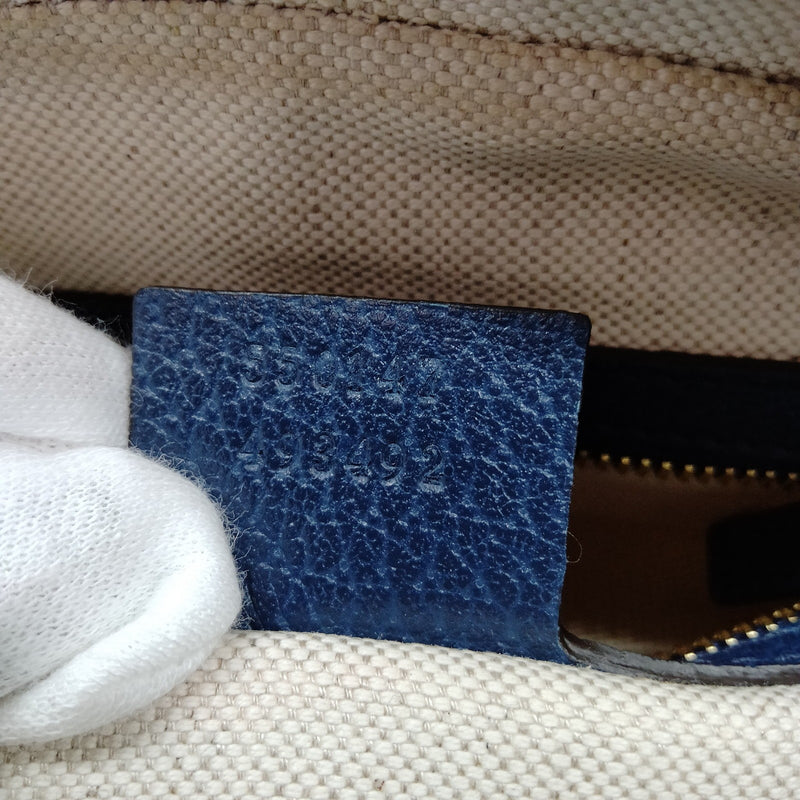 Gucci Shoulder Bag White Canvas