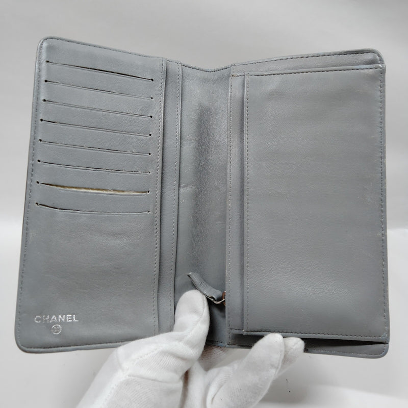 Chanel Long Wallet Black Leather