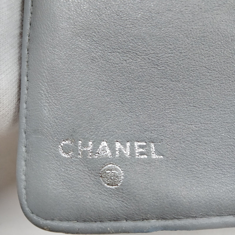 Chanel Long Wallet Black Leather