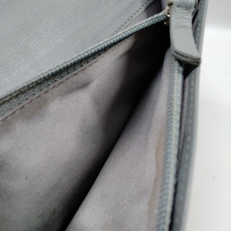 Chanel Long Wallet Black Leather