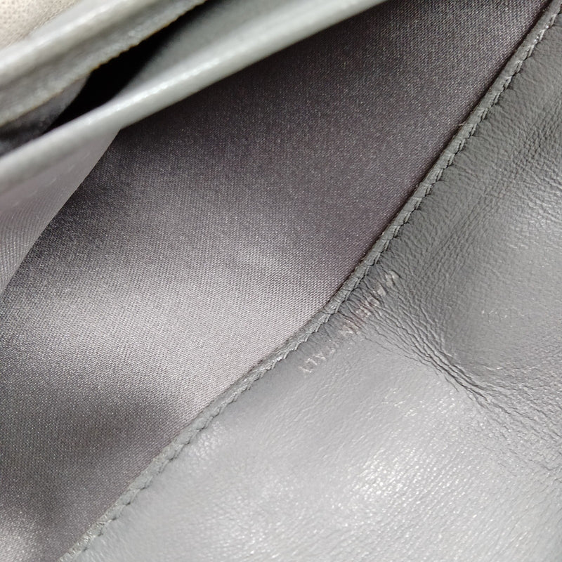 Chanel Long Wallet Black Leather