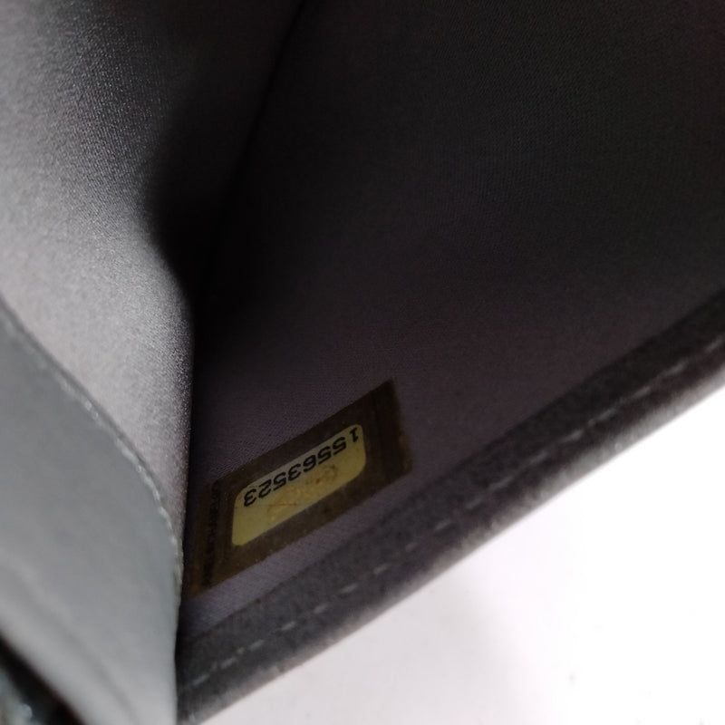 Chanel Long Wallet Black Leather