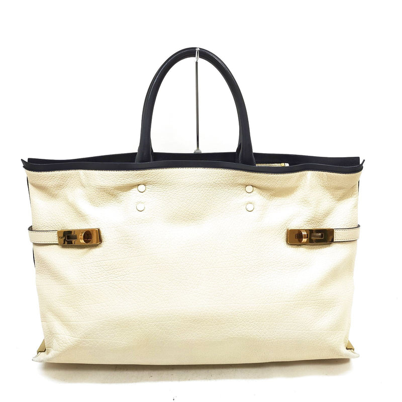 Chloe Hand Bag White Leather