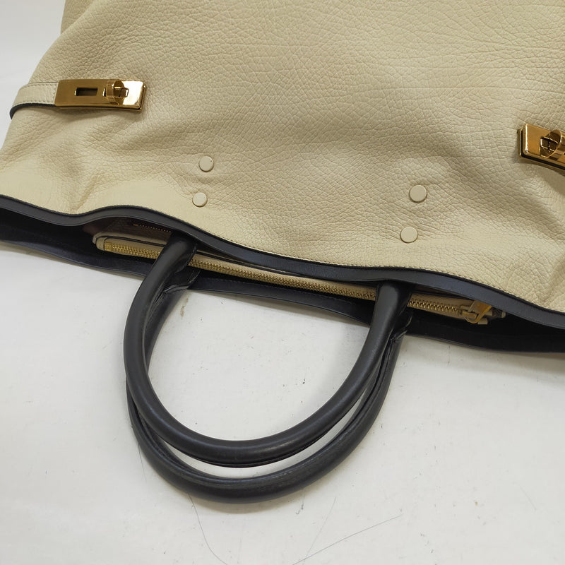Chloe Hand Bag White Leather