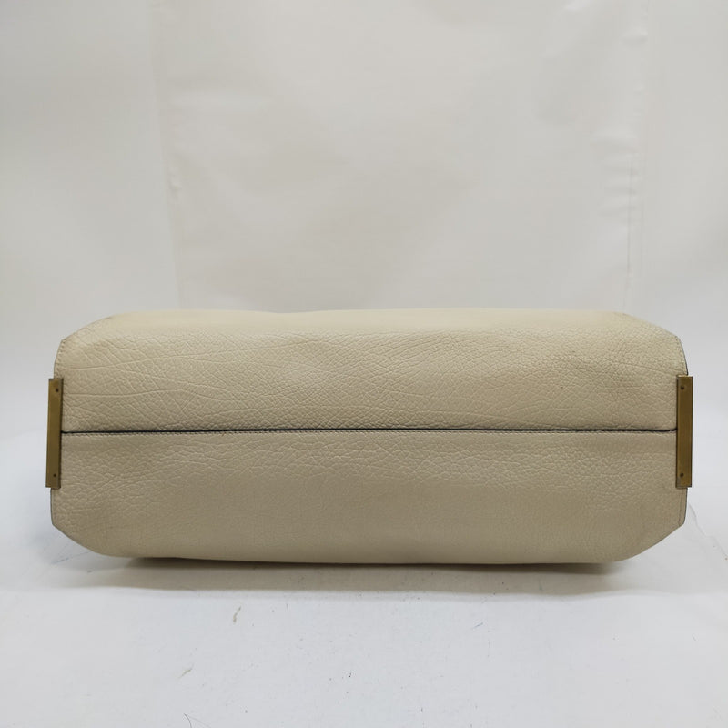 Chloe Hand Bag White Leather