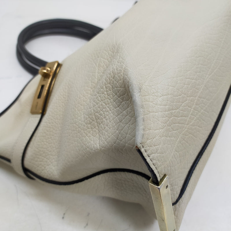 Chloe Hand Bag White Leather