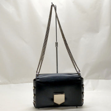 Jimmy Choo Shoulder Bag Black Leather