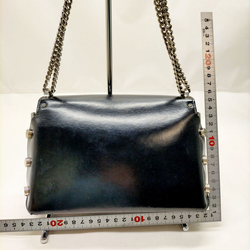 Jimmy Choo Shoulder Bag Black Leather