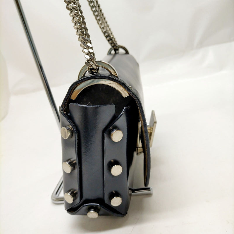 Jimmy Choo Shoulder Bag Black Leather