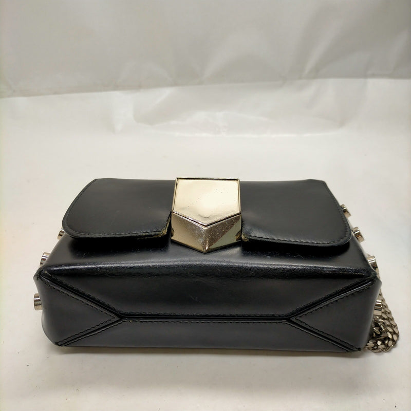 Jimmy Choo Shoulder Bag Black Leather