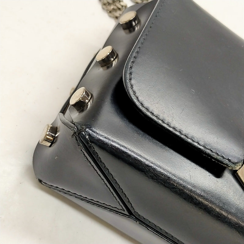Jimmy Choo Shoulder Bag Black Leather