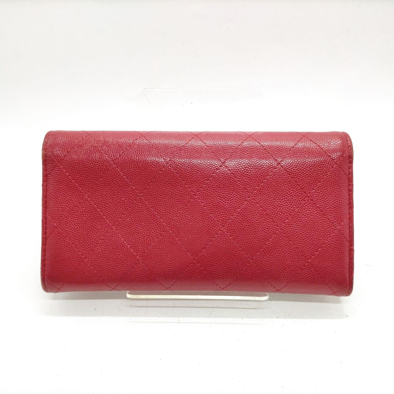Chanel Long Wallet Pink Caviarskin