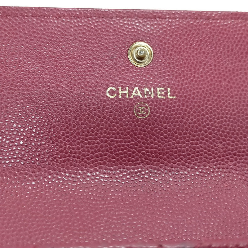Chanel Long Wallet Pink Caviarskin