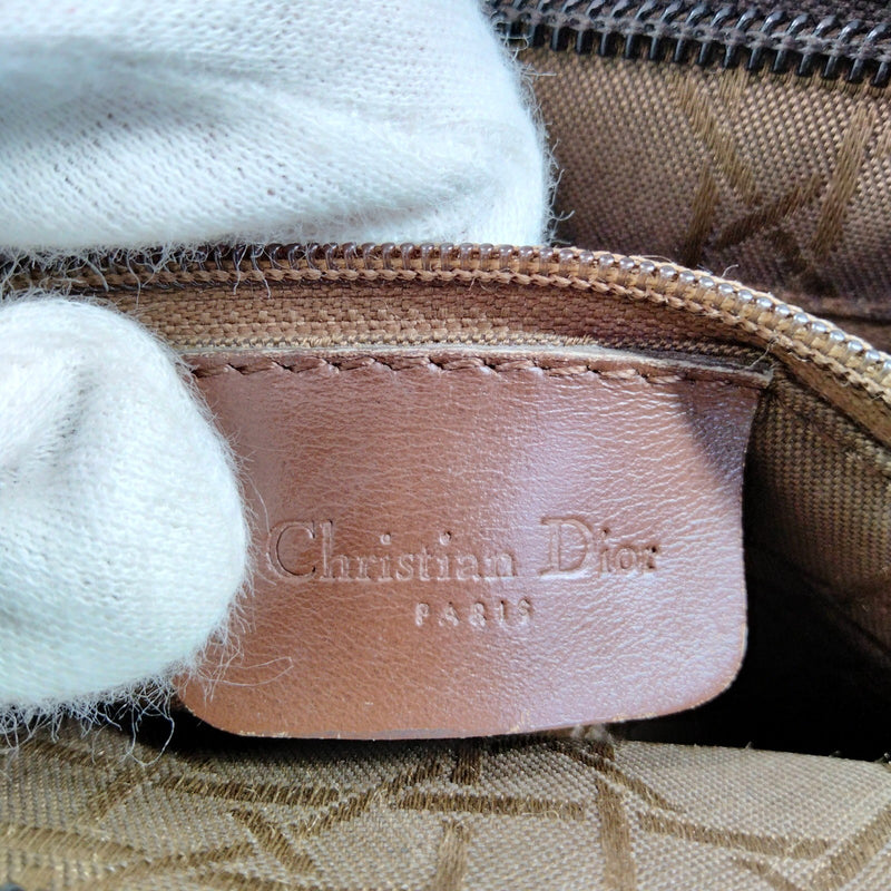 Christian Dior Tote Bag Green Nylon