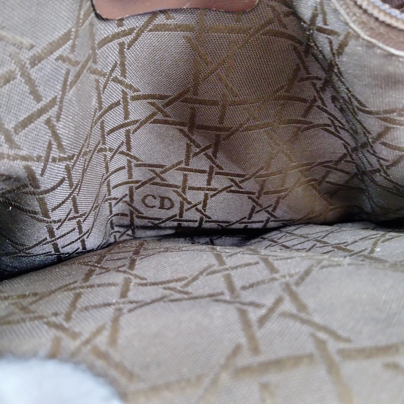 Christian Dior Tote Bag Green Nylon