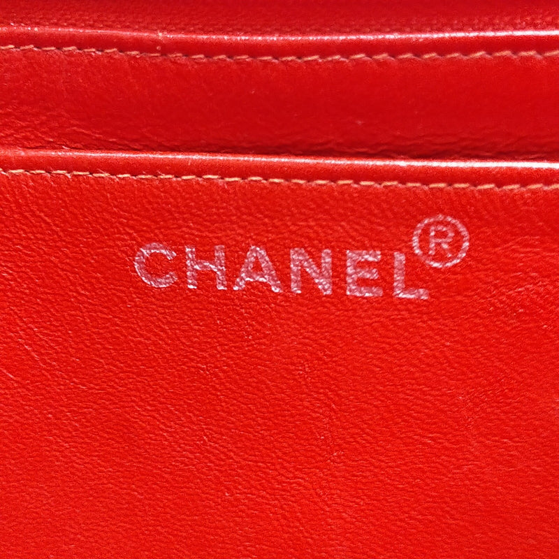 Chanel Hand Bag Red Patent Leather