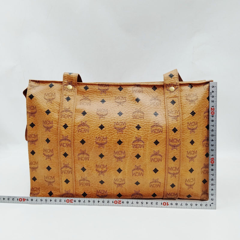 Mcm Shoulder Bag Brown Pvc