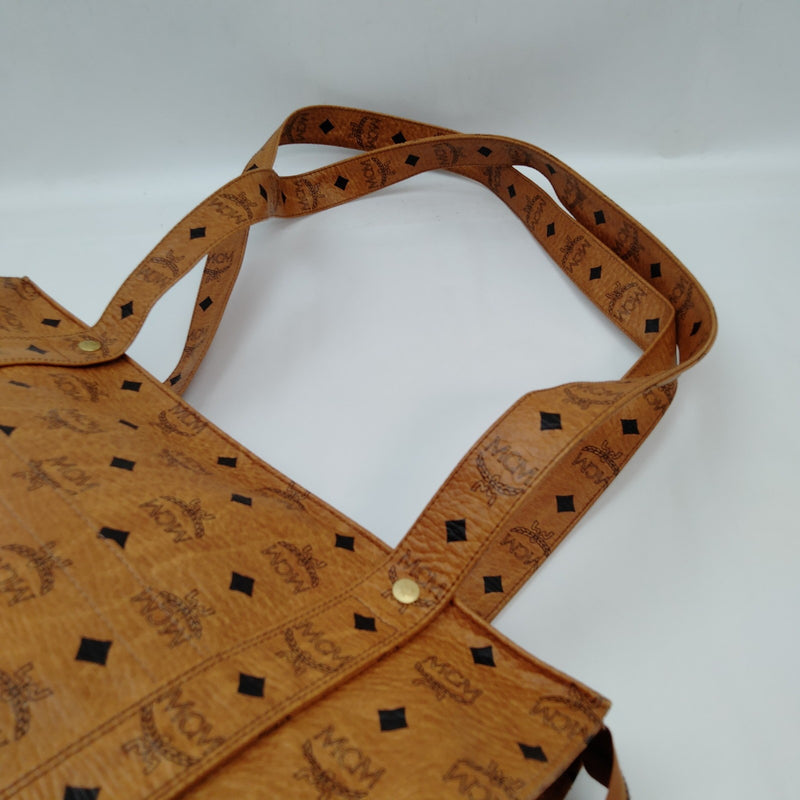 Mcm Shoulder Bag Brown Pvc