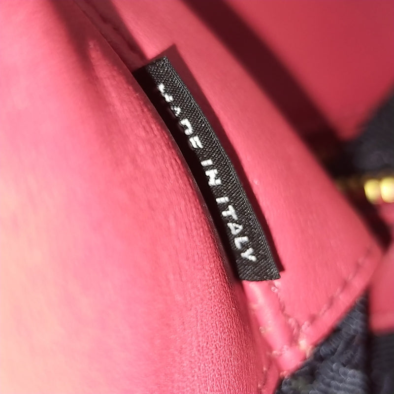 Prada Hand Bag Red Leather