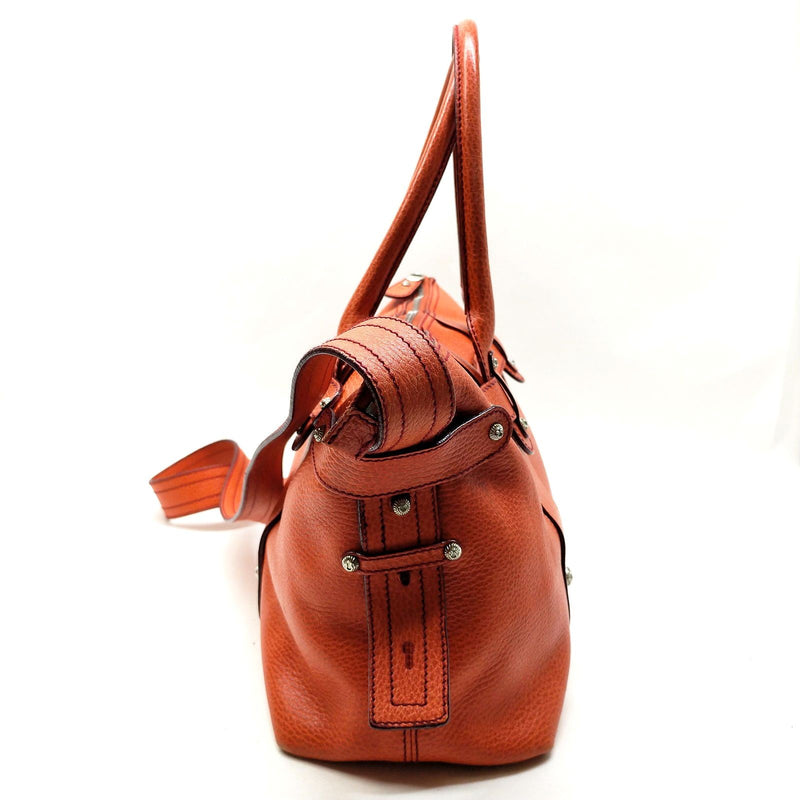 Ferragamo Tote Bag Red Leather