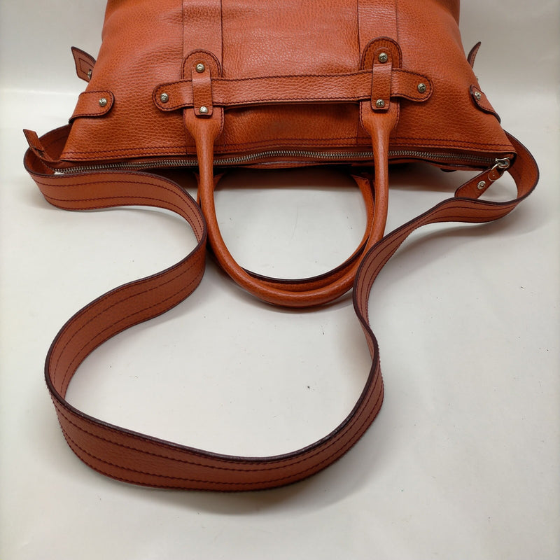 Ferragamo Tote Bag Red Leather