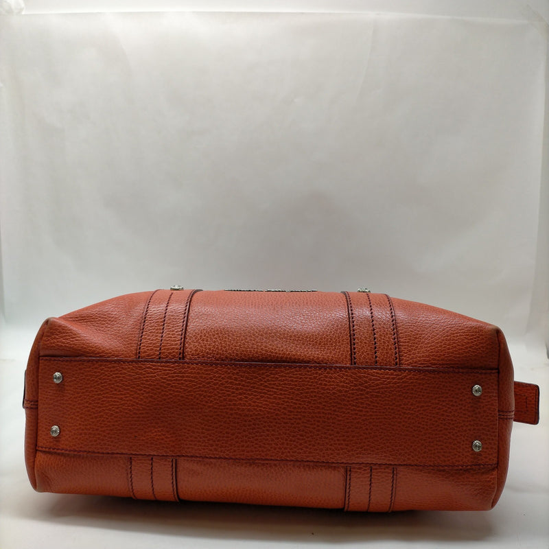 Ferragamo Tote Bag Red Leather